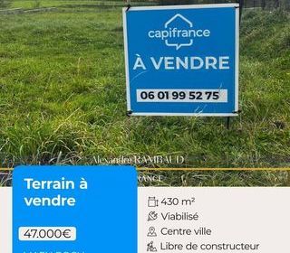  Terrain � vendre 430 m�