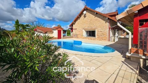   A vendre maison 5 pi�ces avec piscine et logement ind�pendant TOURNUS (71) Maison - 10 pi�ce(s) - 185 m�