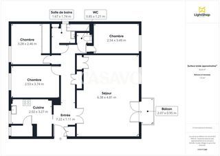  Appartement � vendre 4 pi�ces 85 m�