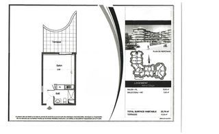  Appartement � vendre 1 pi�ce 22 m�