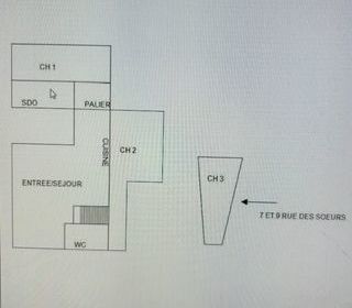  Appartement � vendre 4 pi�ces 56 m�