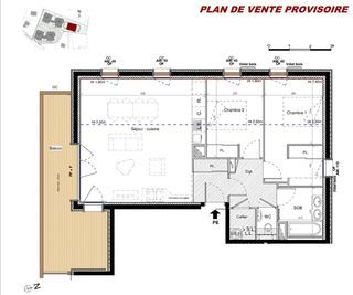  Appartement � vendre 3 pi�ces 73 m�