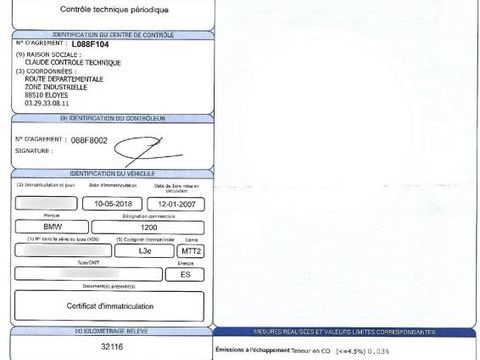 Moto BMW 2007 occasion Amage 70280