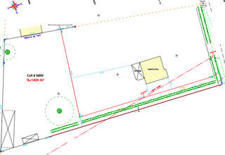  Terrain � vendre 1424 m�