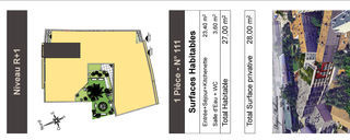  Appartement � vendre 1 pi�ce 27 m�