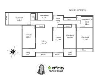  Appartement � vendre 5 pi�ces 110 m�