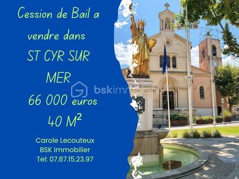 ? &Agrave; saisir : Cession de bail au c�ur du centre-ville de Saint-Cyr-sur-Mer ? 66000 83270 Saint cyr sur mer