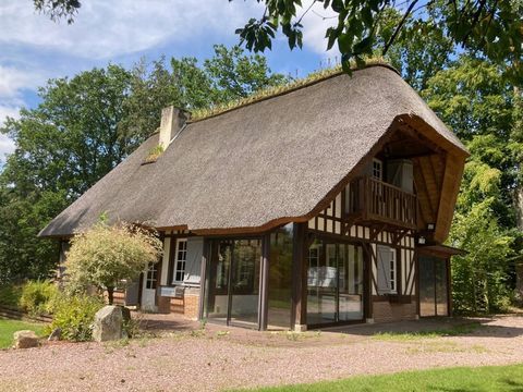   Maison en toit de chaume de 118 M2 en surface utile sur un terrain de 5200 M2 � 13 mn de Lisieux Maison - 6 pi�ce(s) - 118 m�