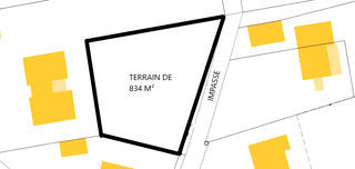  Terrain � vendre 834 m�