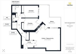  Appartement � vendre 3 pi�ces 76 m�