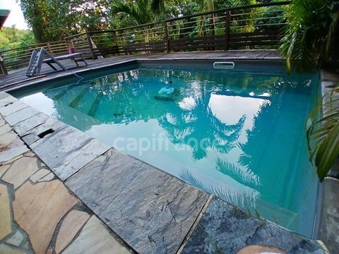   MAISON DE RAPPORT de 220m�- 3 Niveaux- DEUX T4 + UN T2. TERRAIN ARBORE 1700 M� AVEC PISCINE. RIVIERE PILOTE (972) Maison - 13 pi�ce(s) - 270 m�