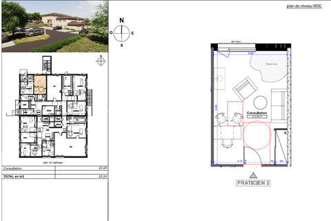 ST CYR SUR MENTHON - Cabinet 23.24 m&sup2; 423 01000 Saint cyr sur menthon