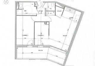  Appartement � vendre 3 pi�ces 56 m�