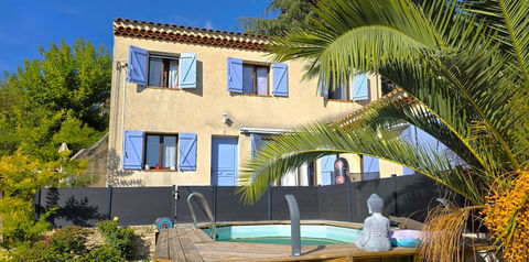   SAINT SAVOURNIN (13) Maison 5p pleine de charme avec d�pendance, piscine, cuisine d'�t�, four et garage Maison - 5 pi�ce(s) - 139 m�