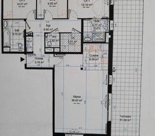  Appartement � vendre 4 pi�ces 103 m�