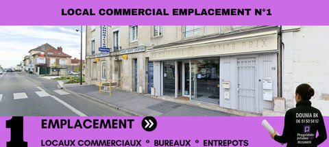 LOCAL COMMERCIAL ? 70 m&sup2; ? EMPLACEMENT N&deg;1 PONT-SAINTE-MAXENCE 1200 60700 Pont sainte maxence