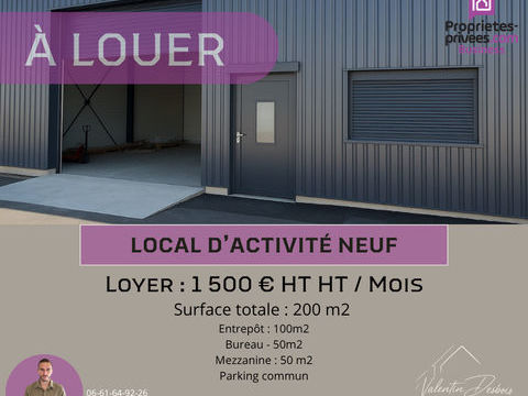 SECTEUR CARCASSONNE - LOCAL D'ACTIVITE NEUF- BUREAU - ENTREPOT 1500 11000 Carcassonne