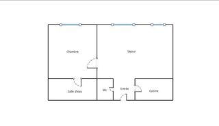  Appartement � vendre 2 pi�ces 43 m�