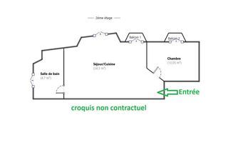  Appartement � vendre 2 pi�ces 40 m�