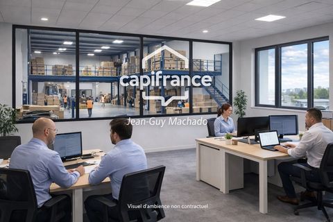 &Agrave; louer local 720 m&sup2; Toulouse Sud avec atelier bureaux et parkings 7744 31000 Toulouse