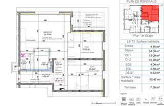  Appartement � vendre 3 pi�ces 65 m�