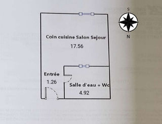  Appartement � vendre 1 pi�ce 24 m�