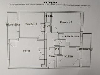  Appartement � vendre 3 pi�ces 54 m�