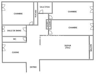  Appartement � vendre 4 pi�ces 96 m�