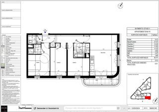  Appartement � vendre 4 pi�ces 84 m�