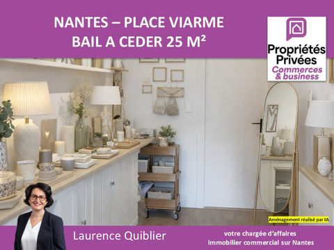 NANTES - VIARME - BAIL A CEDER, LOCAL COMMERCIAL 25 m&sup2; 33600 44000 Nantes