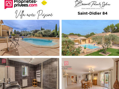   A SAISIR ! Propri�t� St Didier 84210 PLAIN PIED 8 pi�ce(s) 160 m2 avec piscine Maison - 8 pi�ce(s) - 160 m�