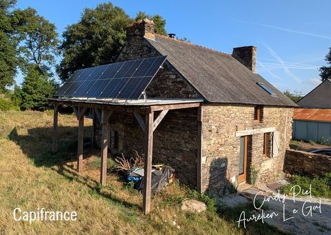   � vendre � Maison de caract�re du XVIIIe si�cle � Monteneuf (56), aux portes de Broc�liande Maison - 2 pi�ce(s) - 74 m�
