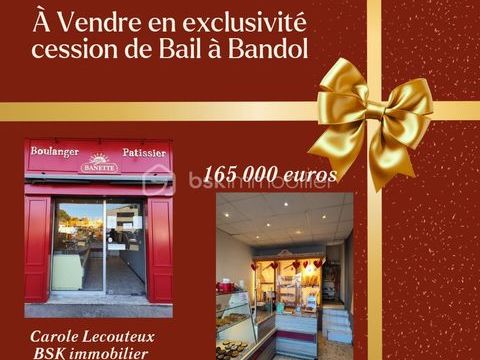 ? &Agrave; Bandol � Porte d'Azur : Cession de bail en exclusivit&eacute; 165000 83150 Bandol