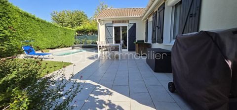   Maison Plain-pied 130 m2 - 4 chambres - terrain et piscine Maison - 7 pi�ce(s) - 130 m�