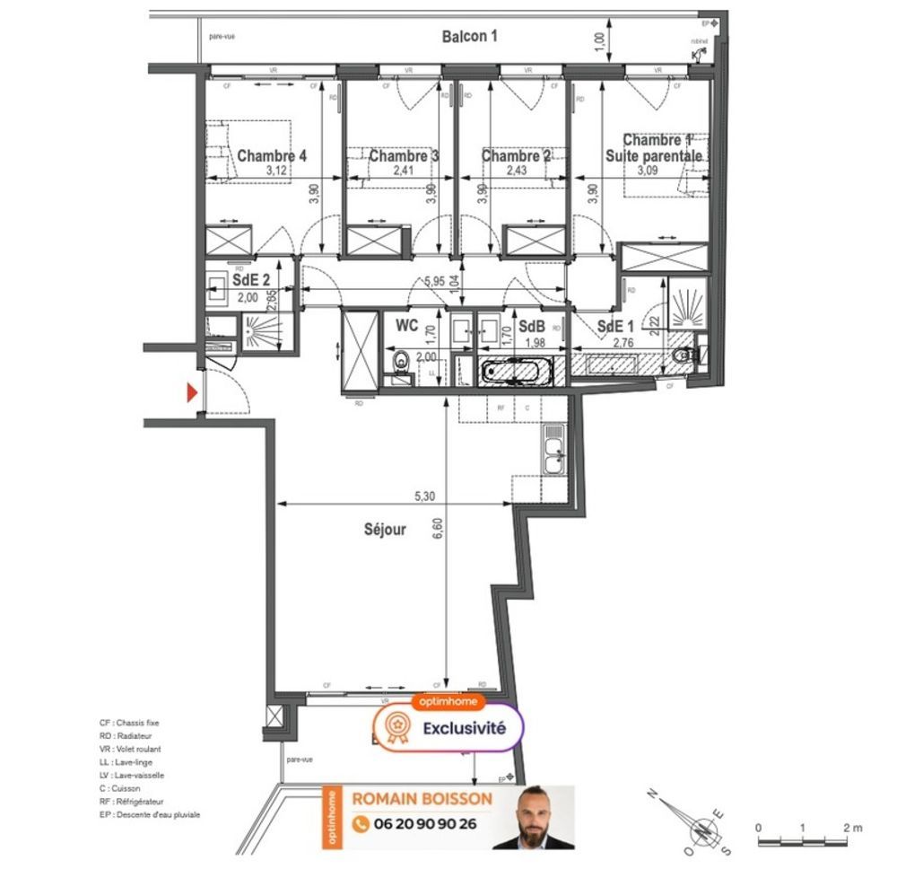 � vendre  Appartement Paris 14