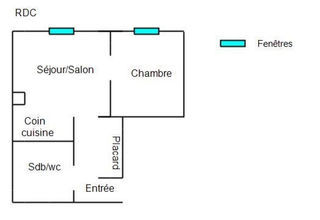  Appartement � vendre 1 pi�ce 34 m�