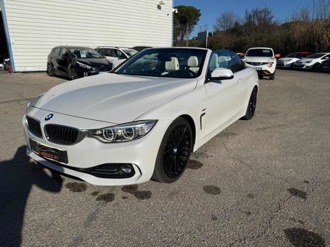 BMW S&eacute;rie 4 Cabriolet 425dA 218ch Luxury 2016 occasion Sorgues 84700
