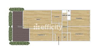  Appartement � vendre 4 pi�ces 64 m�