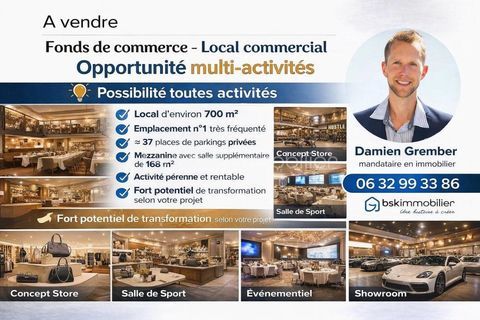 Opportunit&eacute; multi-activit&eacute;s - Fonds de commerce 700 m&sup2; - Emplacement n&deg;1 659000 34300 Agde