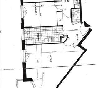  Appartement � louer 3 pi�ces 71 m�