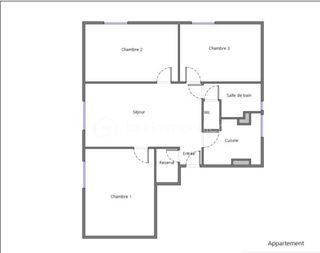  Appartement � vendre 4 pi�ces 58 m�