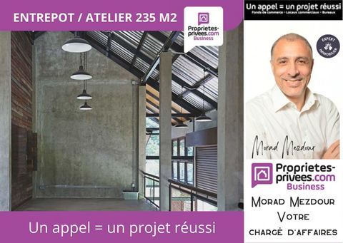 Roubaix limite Flers - Entrep&ocirc;t / local 150 m2 Parking priv&eacute; 86 m2 112200 59100 Roubaix