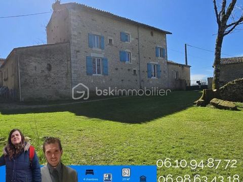   ? Il �tait une fois� une propri�t� d'exception, charme & nature � 2 maisons sur 1,5�ha � Nanteuil (79400) Propri�t�/ch�teau - 8 pi�ce(s) - 268 m�