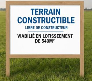 Terrain � vendre 540 m�