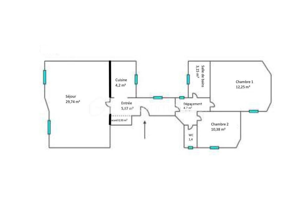 � vendre  Appartement Paris 15