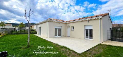   Maison neuve de plain pied de 102 m� � Alba La Romaine Maison - 4 pi�ce(s) - 102 m�