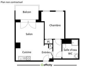  Appartement � vendre 2 pi�ces 46 m�