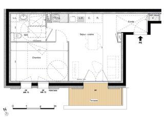  Appartement � vendre 2 pi�ces 41 m�