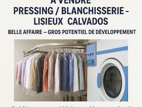 Fonds de commerce de pressing &agrave; vendre LISIEUX (14) 44000 14100 Lisieux