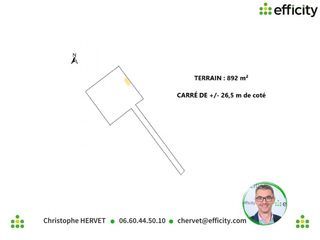  Terrain � vendre 892 m�
